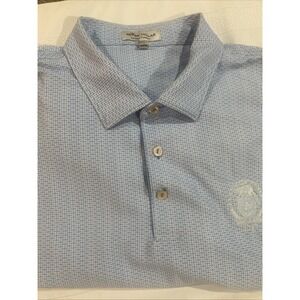 Peter Millar Polo Shirt‎ Mens XL Golf Summer Comfort Short Sleeve 100% Cotton